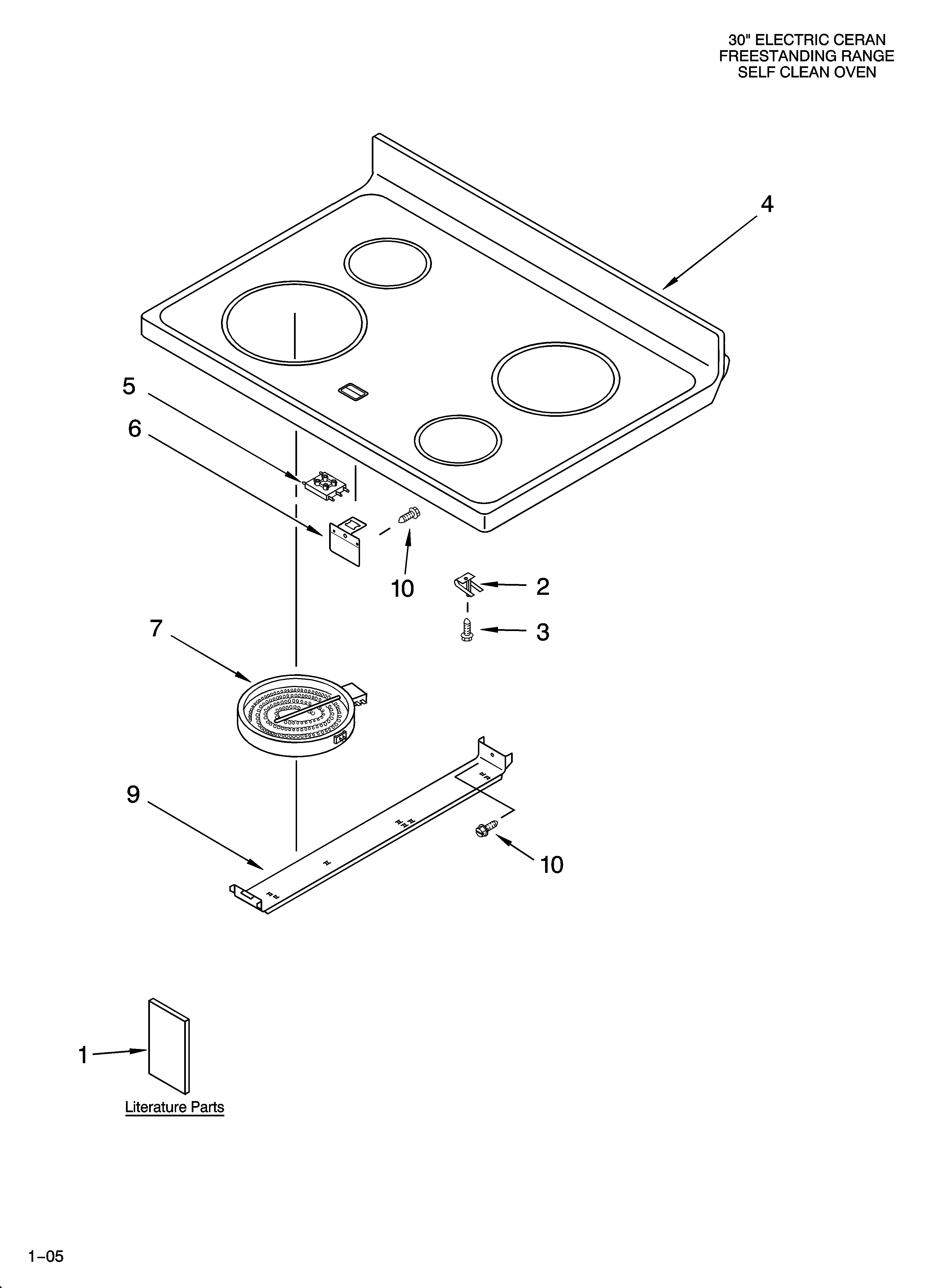 Cooktop parts