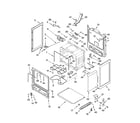Whirlpool RF196LXMB2 chassis parts diagram