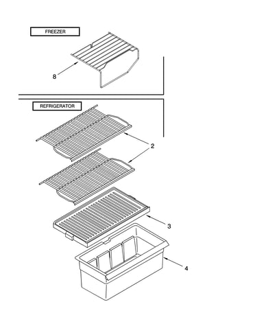 Shelf parts, optional parts