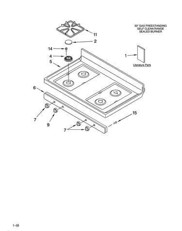 Cooktop parts