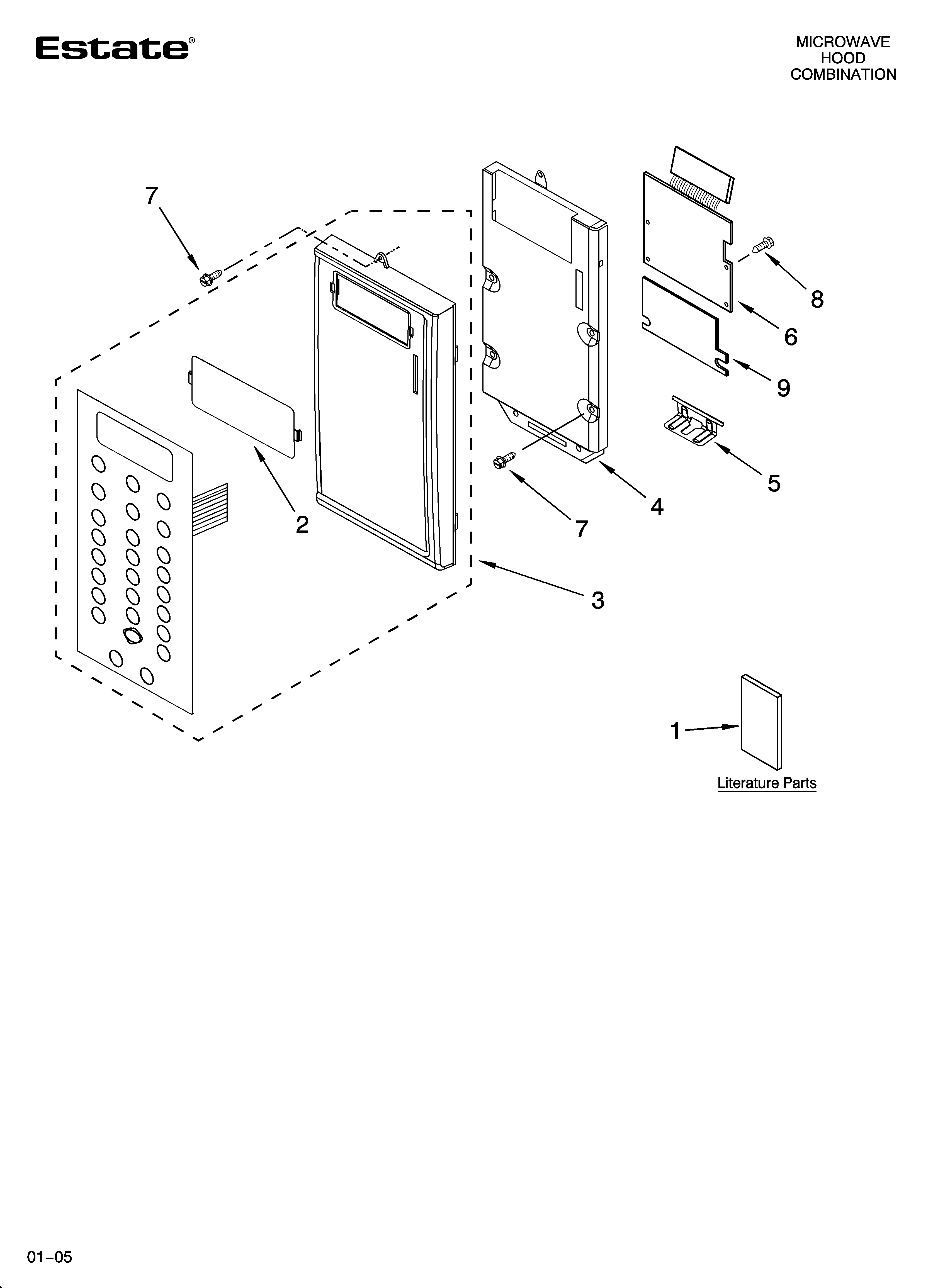 Control panel parts