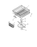 Lower dishrack parts, optional parts (not included)