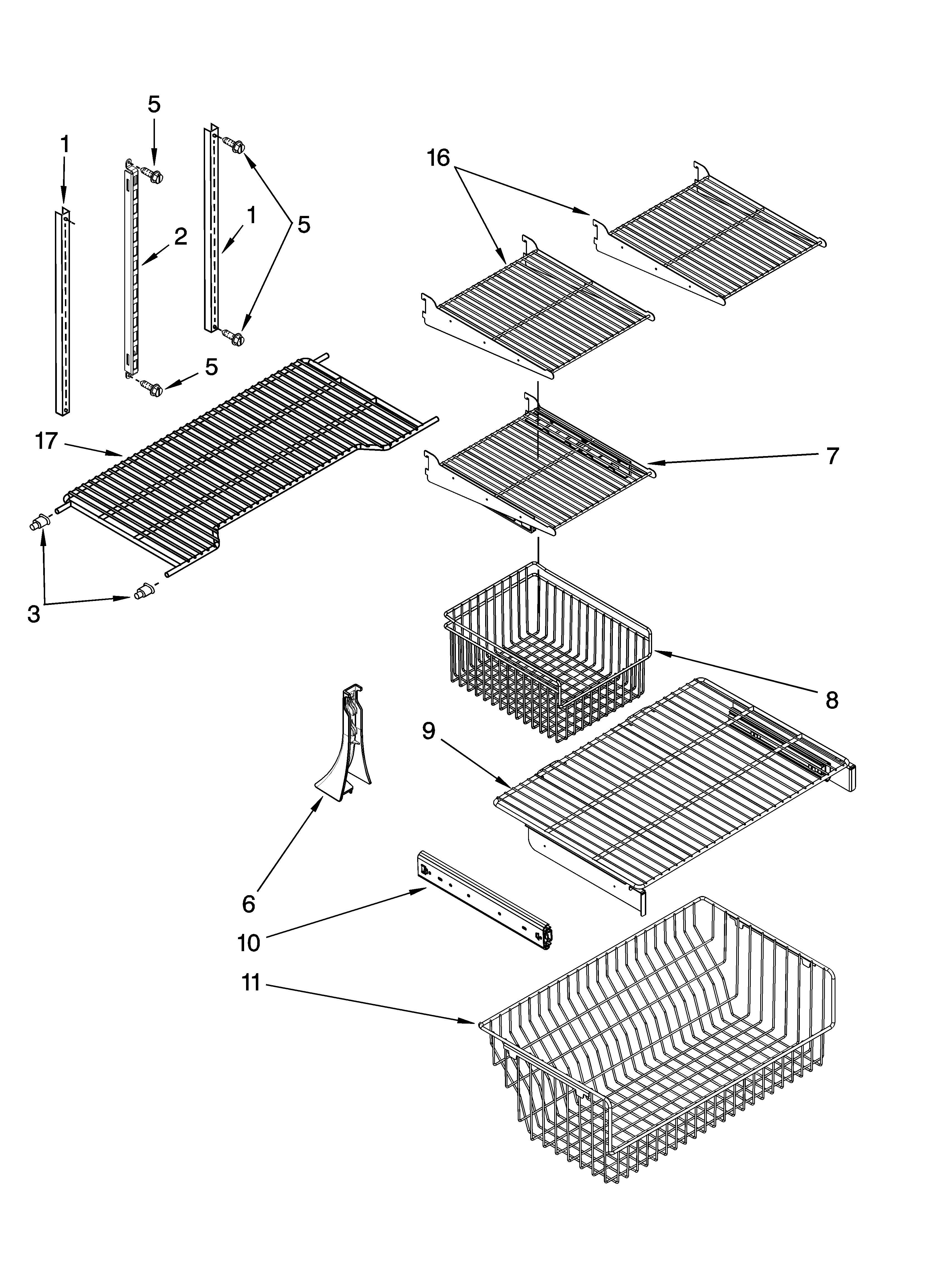 SHELF PARTS