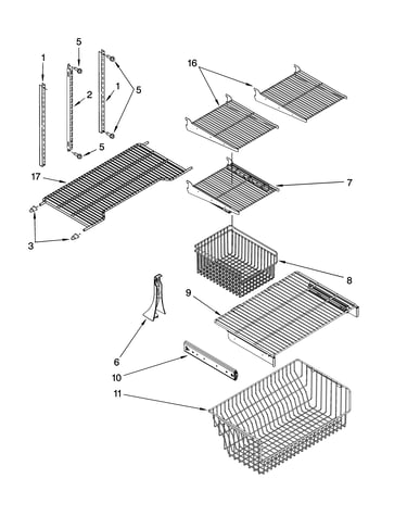 Shelf parts