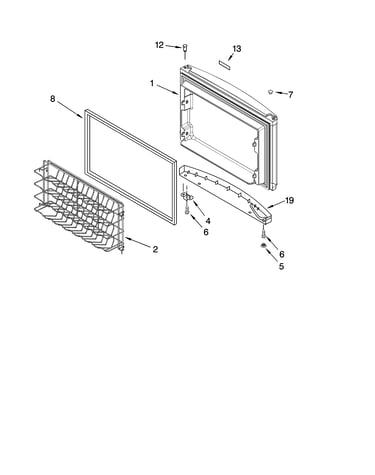 Top door parts, optional parts