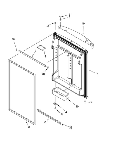 Bottom door parts