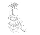 Gladiator GARF19XXPK00 shelf parts, optional parts diagram