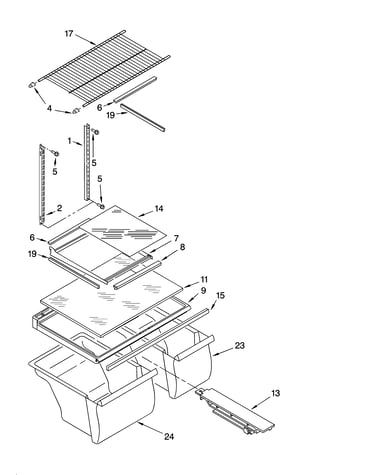 Shelf parts, optional parts