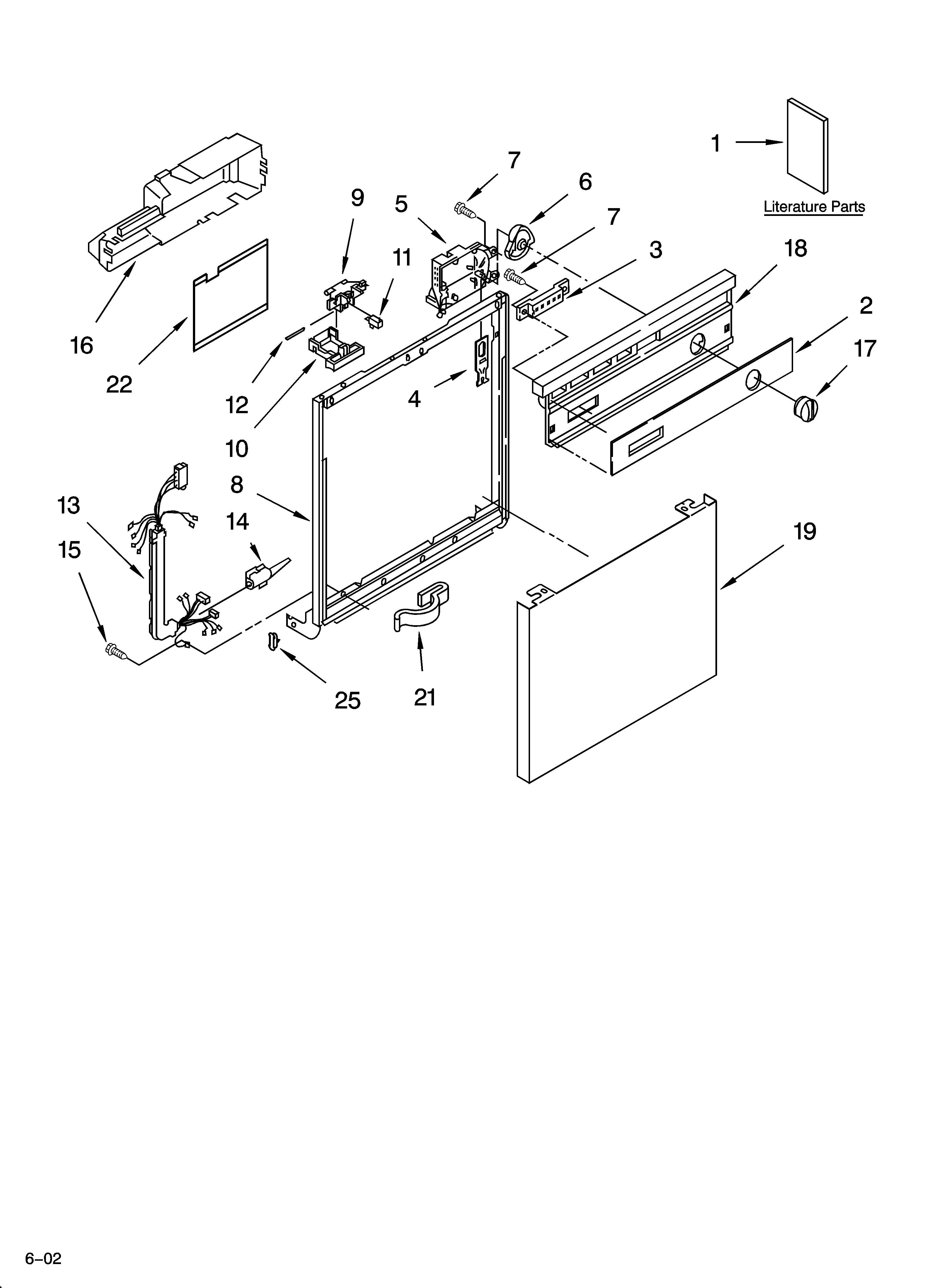 Frame and console parts