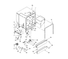 Whirlpool 7DU920PWKS0 tub assembly parts diagram