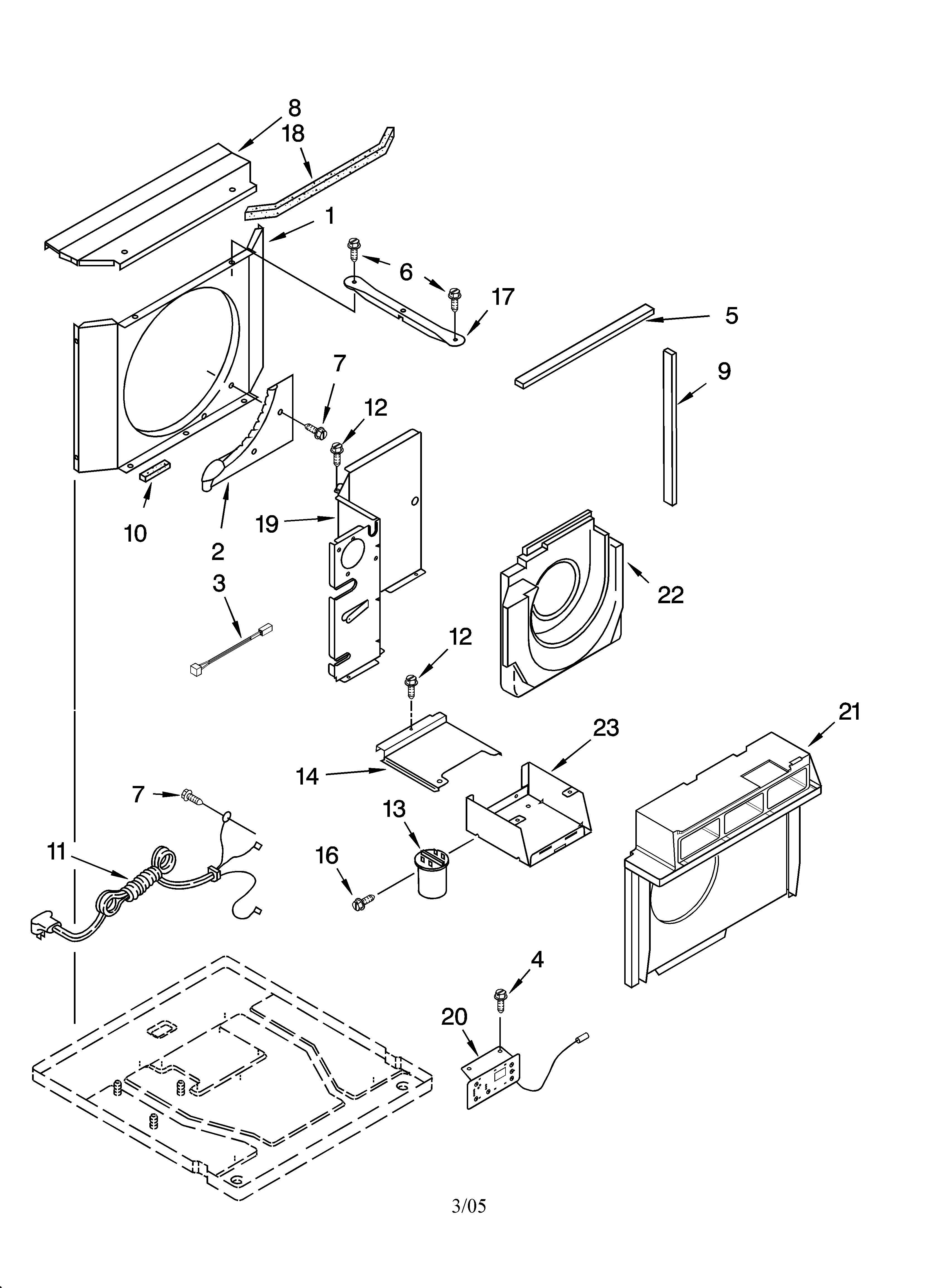 Airflow and control parts