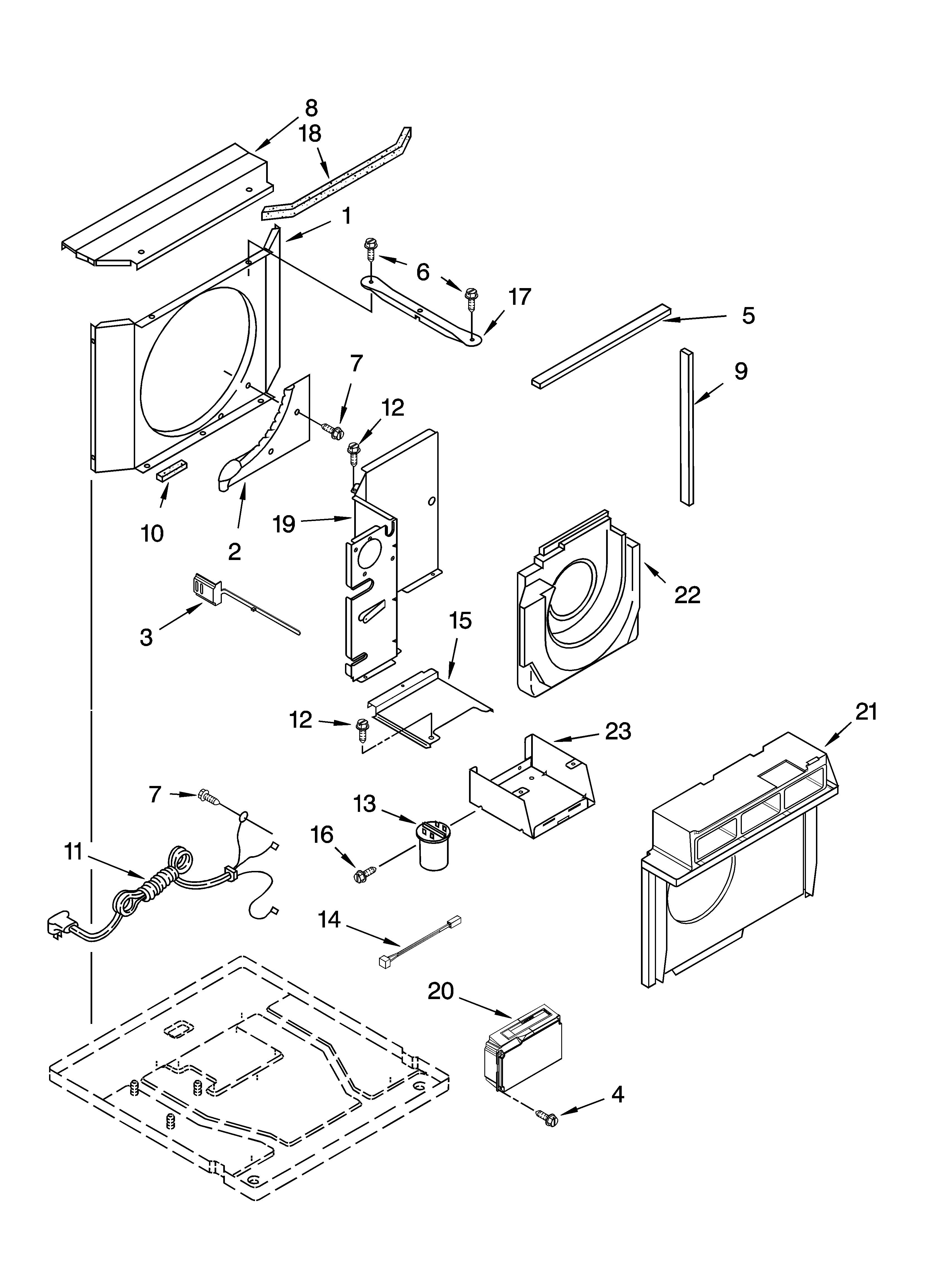 Airflow and control parts