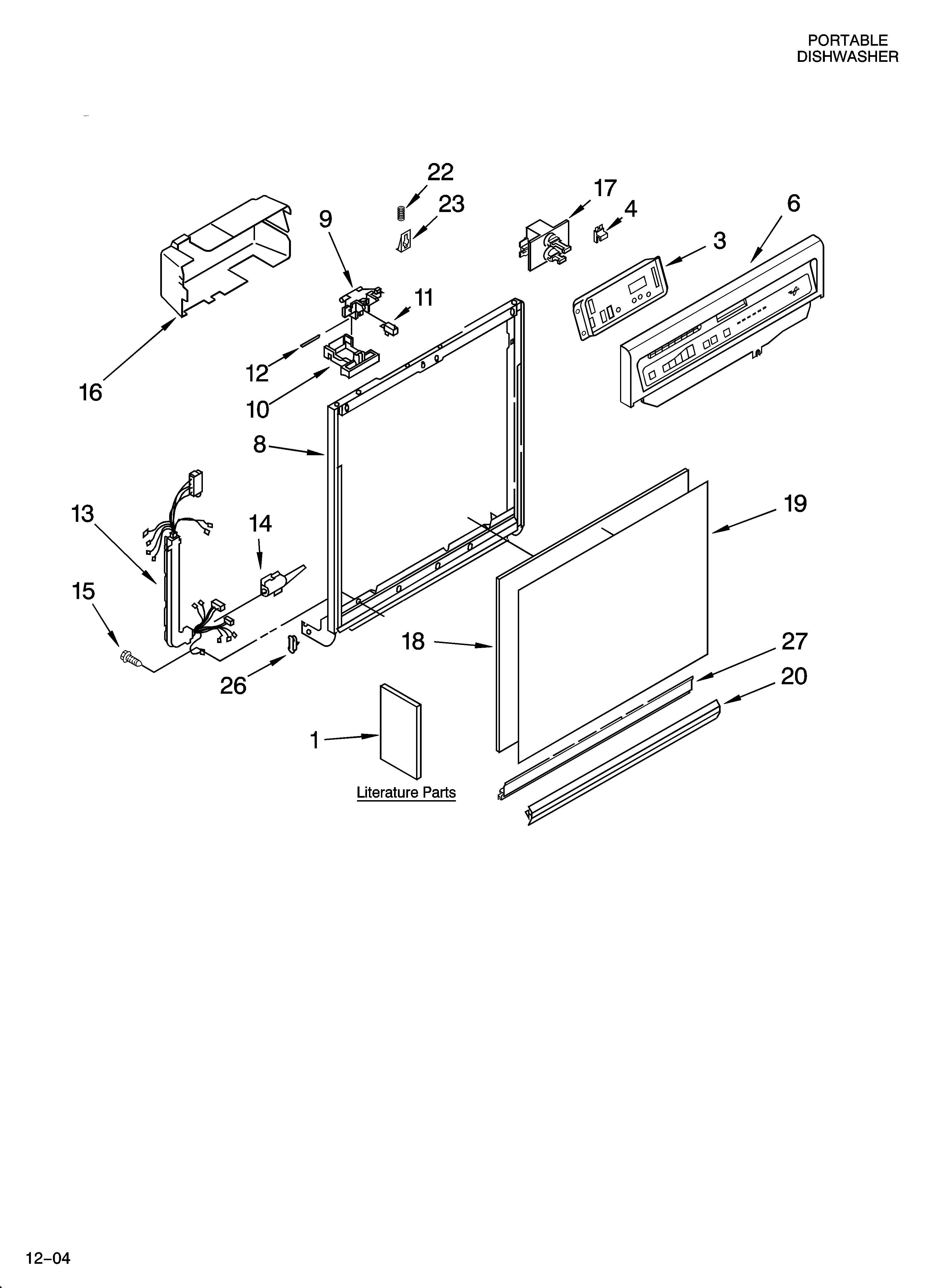 Frame and console parts