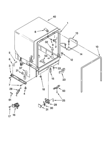 Tub assembly parts
