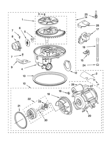 Pump and motor parts