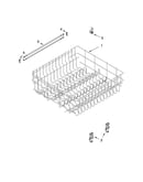 Upper rack and track parts