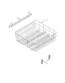 Upper rack and track parts