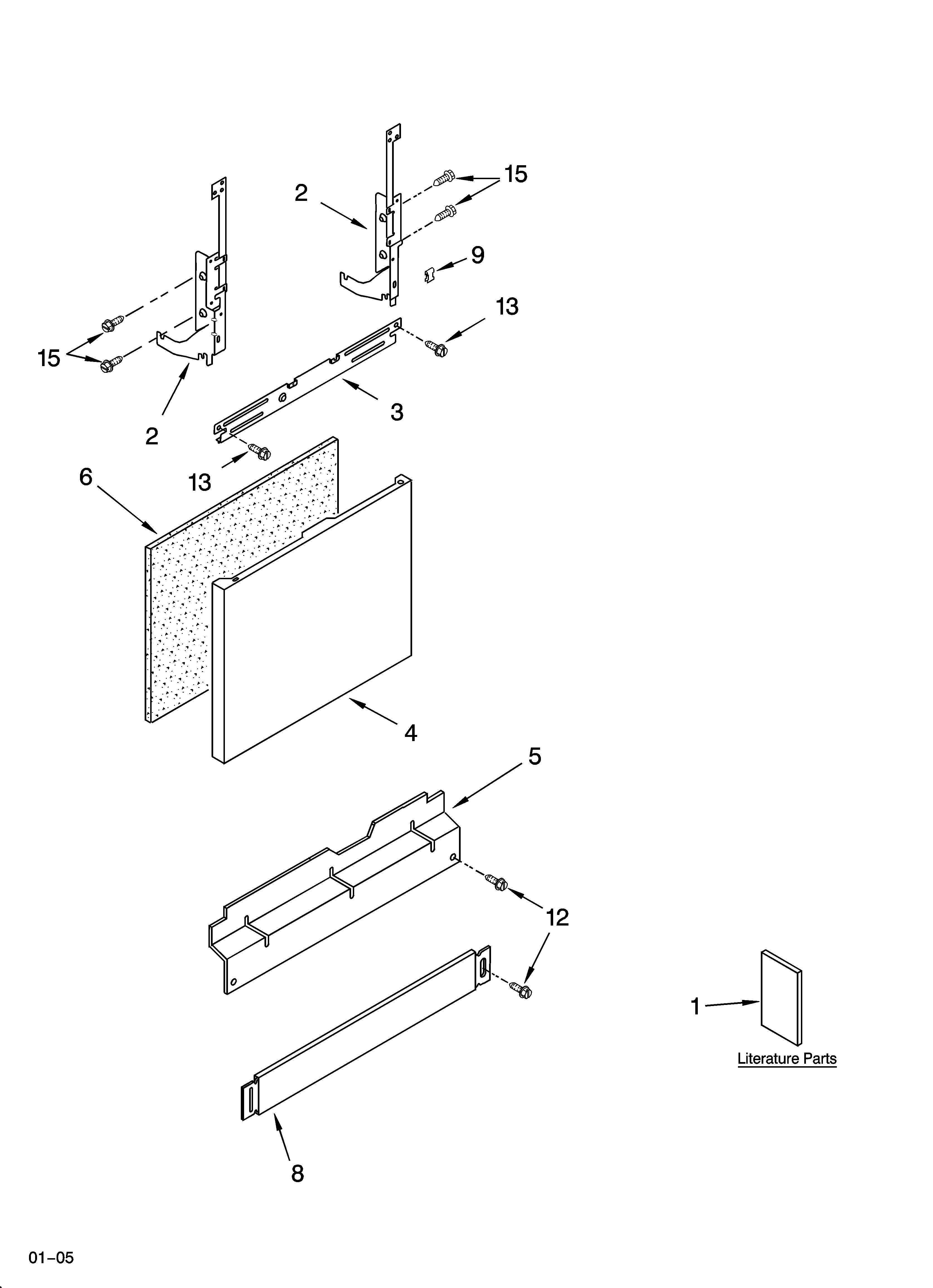 Door and panel parts