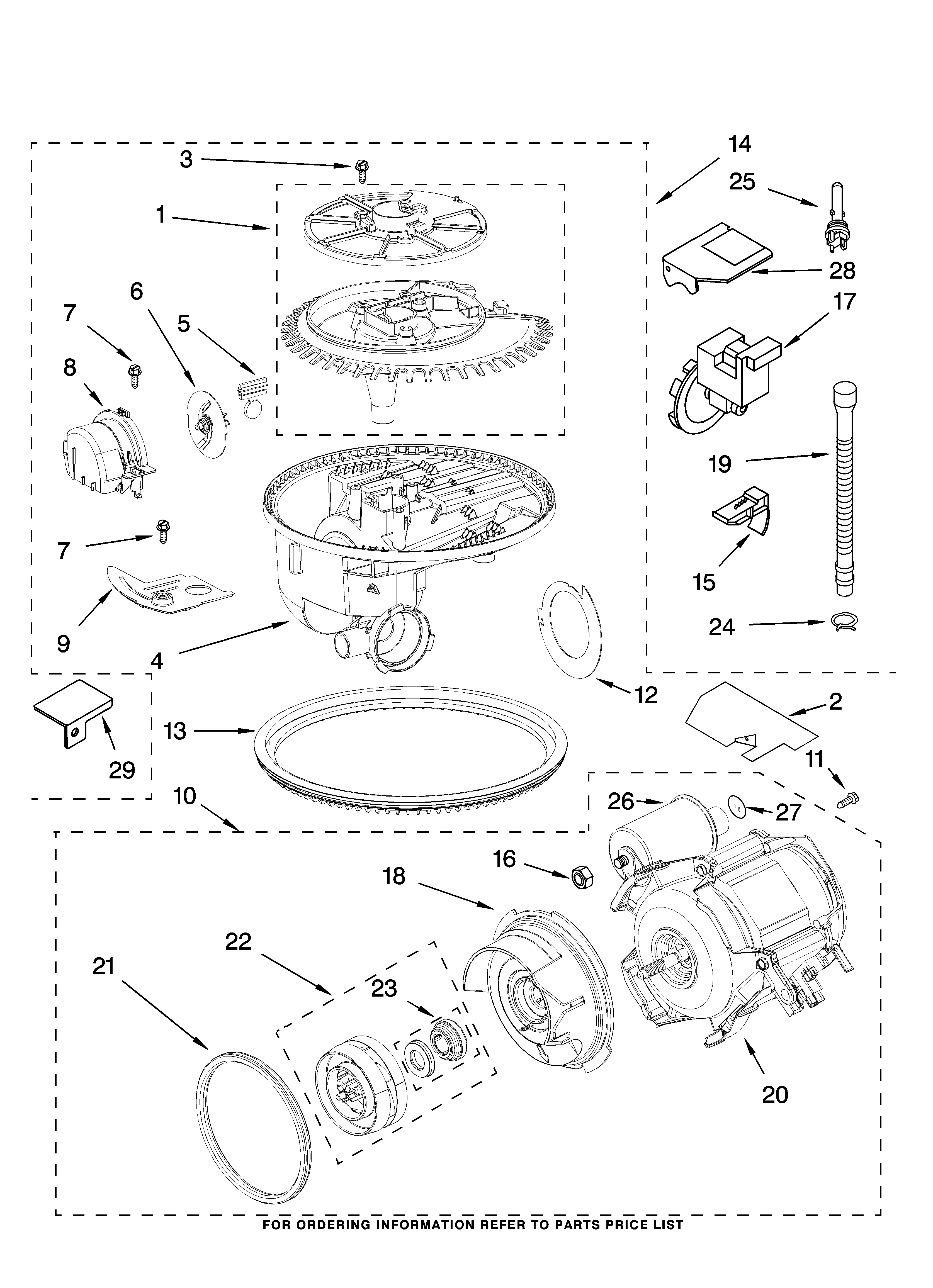 Pump and motor parts