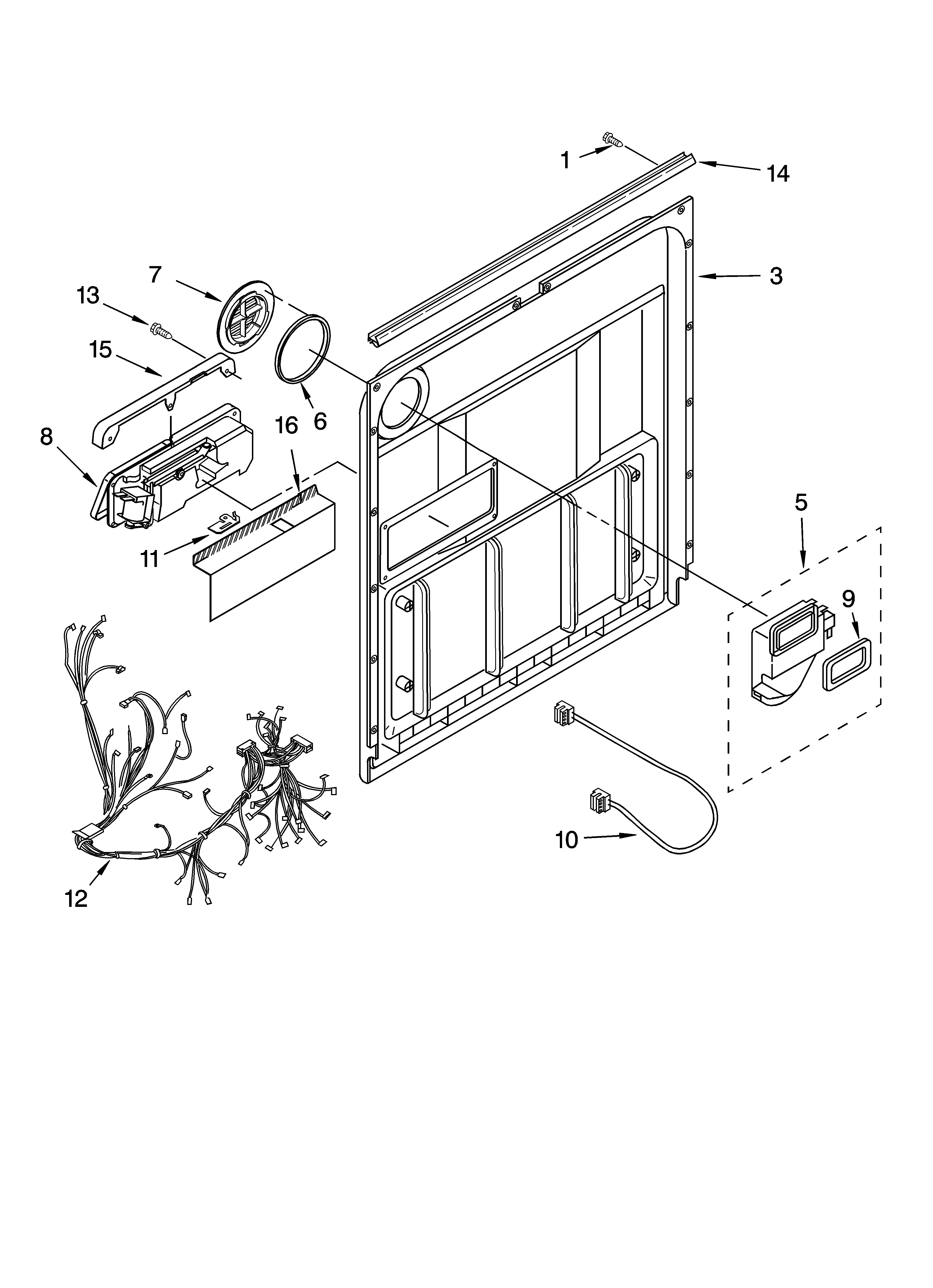 Door and latch parts