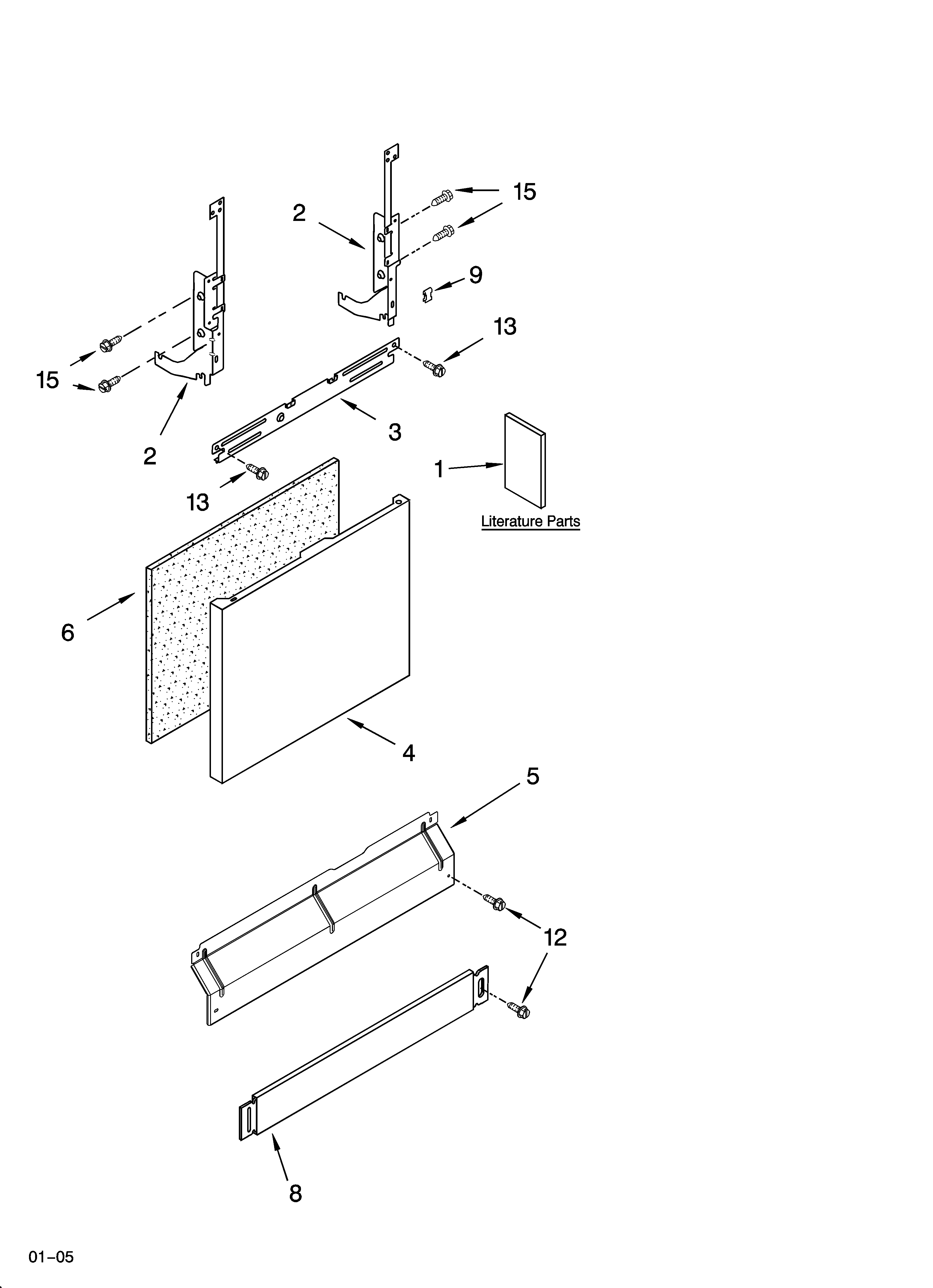 Door and panel parts