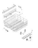 Upper rack and track parts