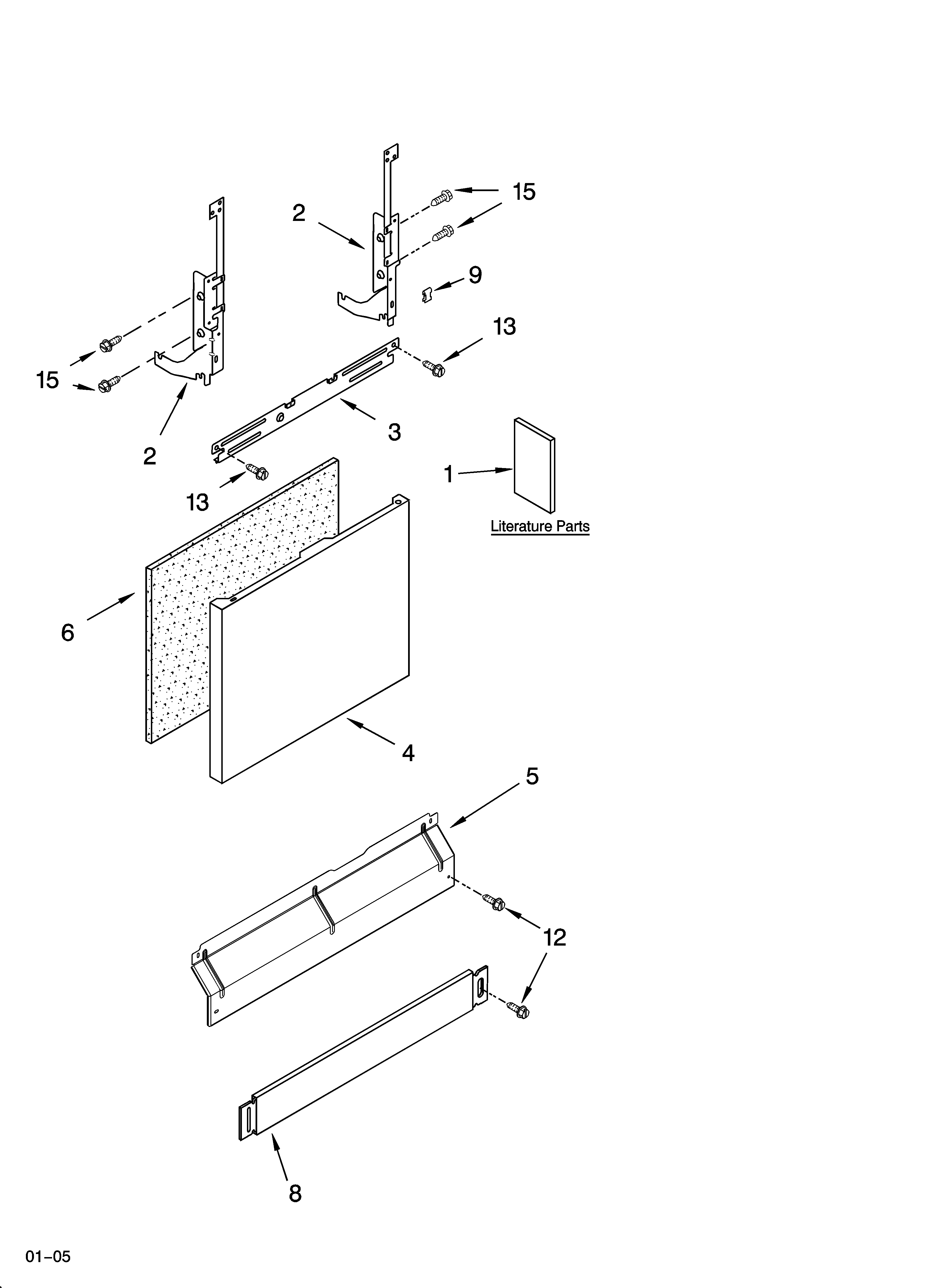 Door and panel parts