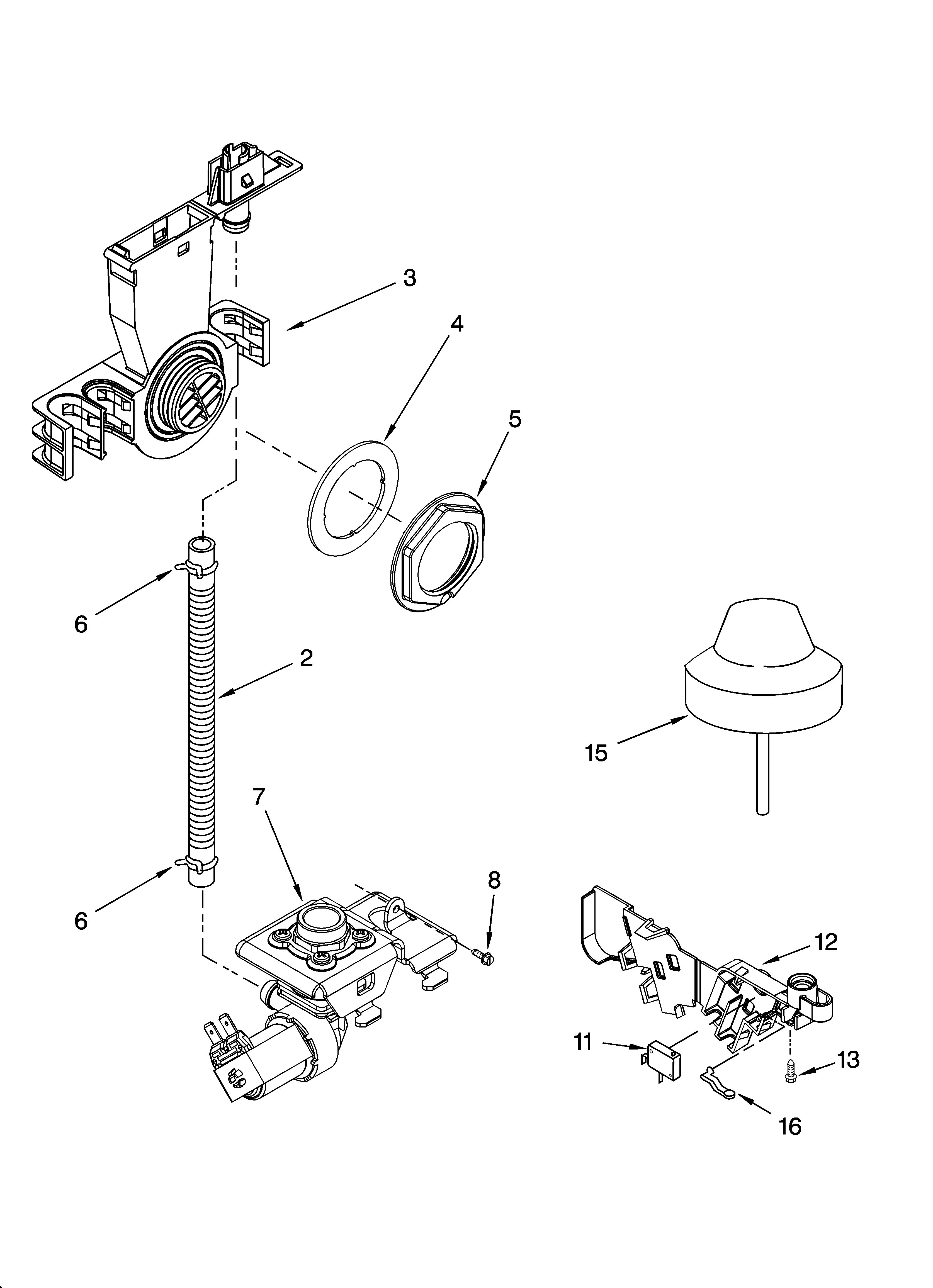 Fill and overfill parts