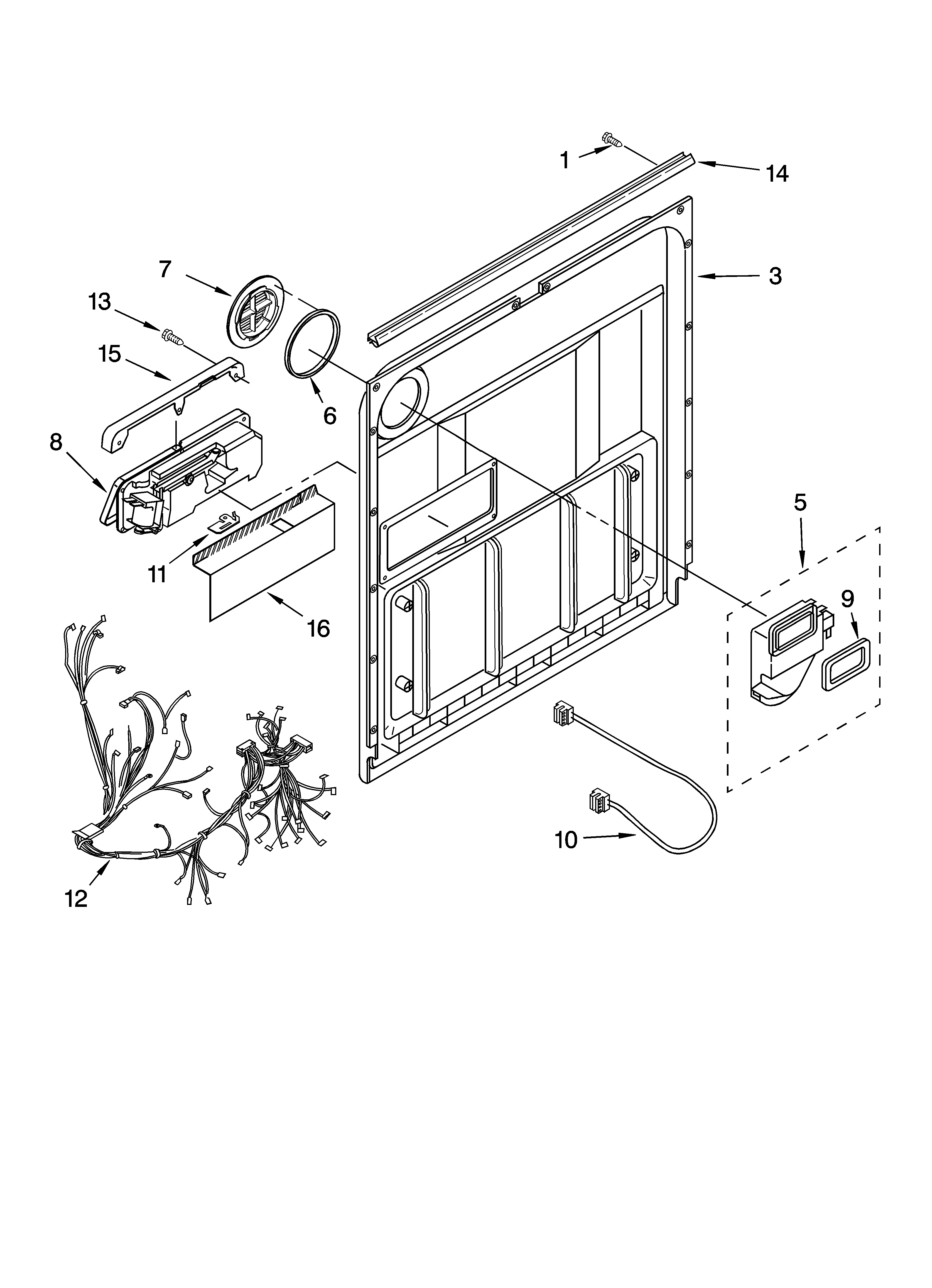 Door and latch parts
