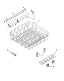 Upper rack and track parts