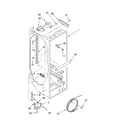 Whirlpool ED5JHGXRL00 refrigerator liner parts diagram