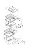 Refrigerator shelf parts