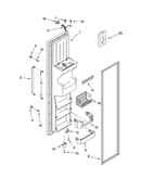 Freezer door parts