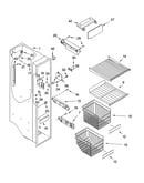 Freezer liner parts