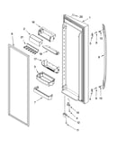Refrigerator door parts
