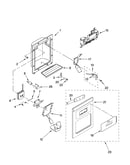 Dispenser front parts