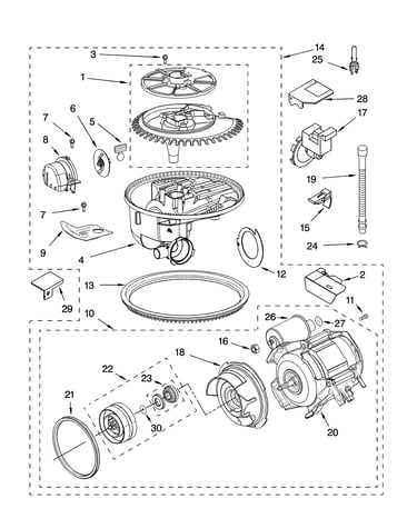 Pump and motor parts