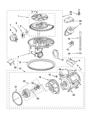Pump and motor parts