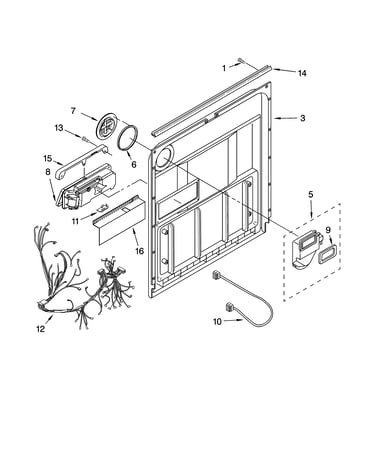 Door and latch parts