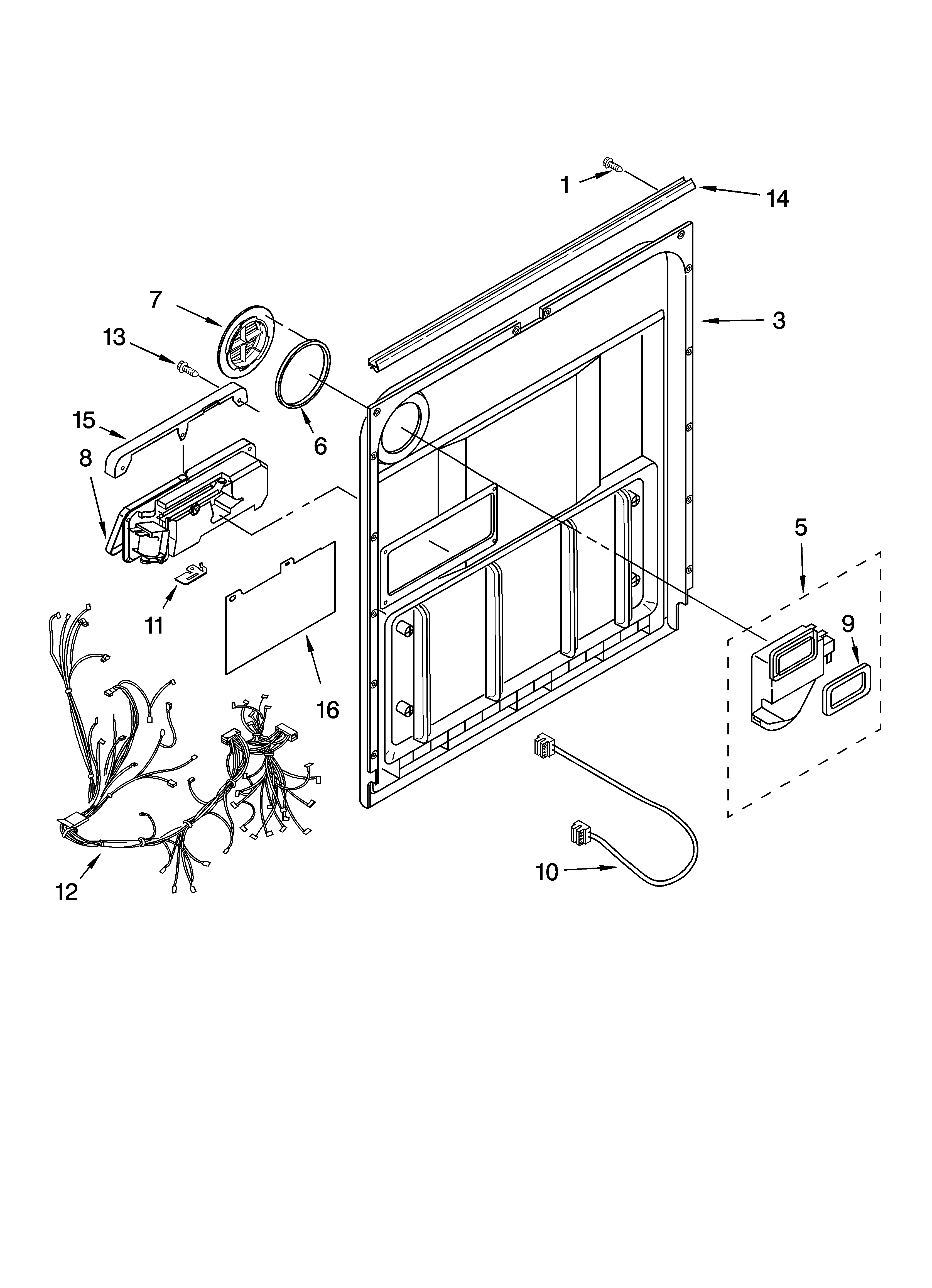 Door and latch parts