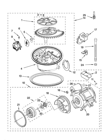 Pump and motor parts
