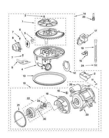 Pump and motor parts