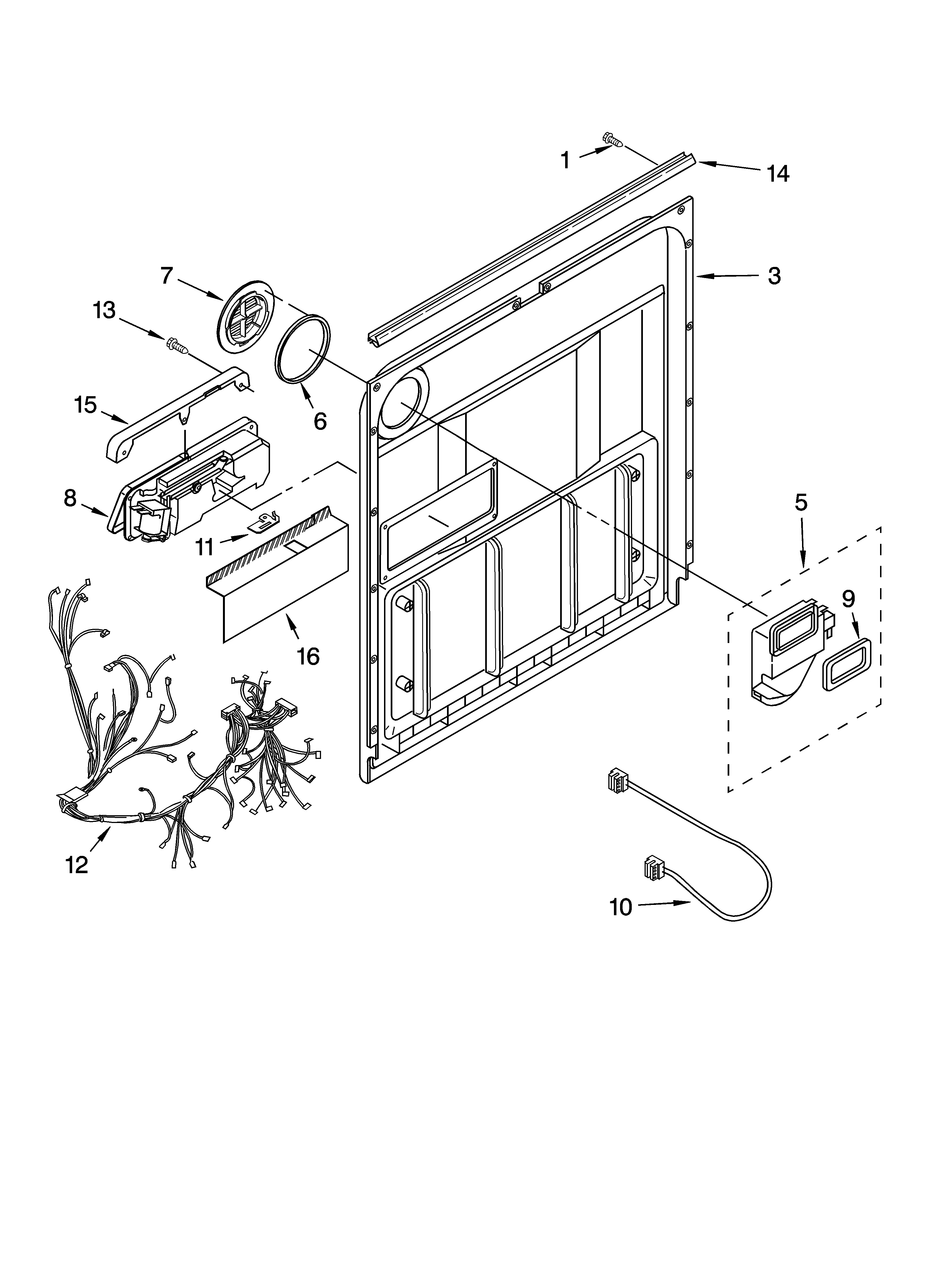 Door and latch parts