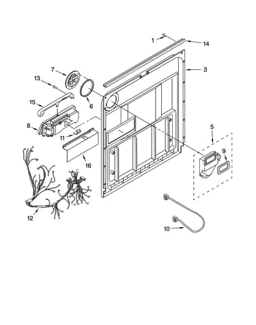 Door and latch parts