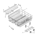 Upper rack and track parts