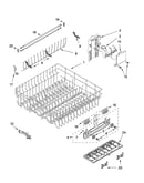 Upper rack and track parts
