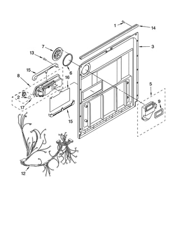 Door and latch parts