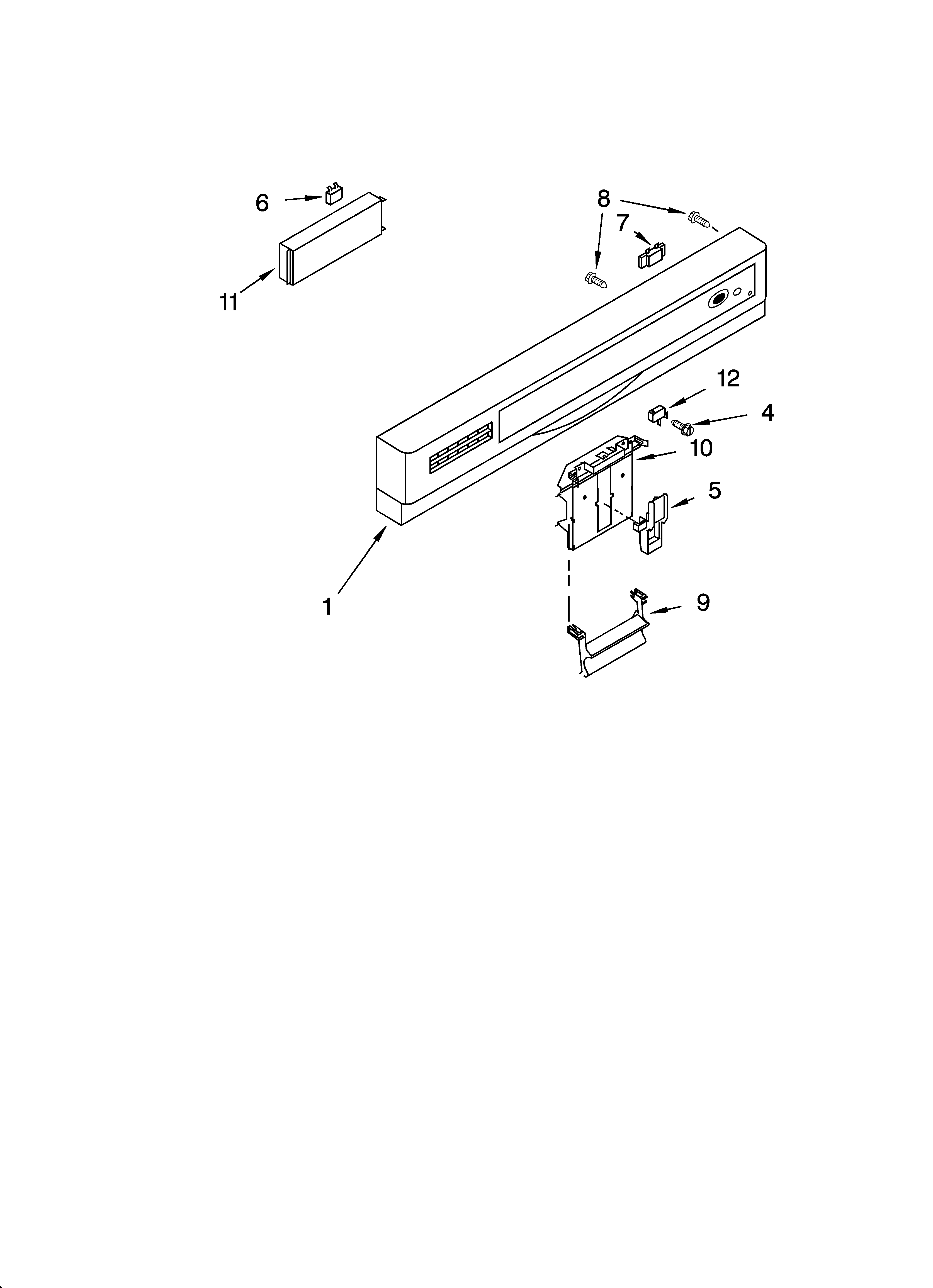 Control panel parts