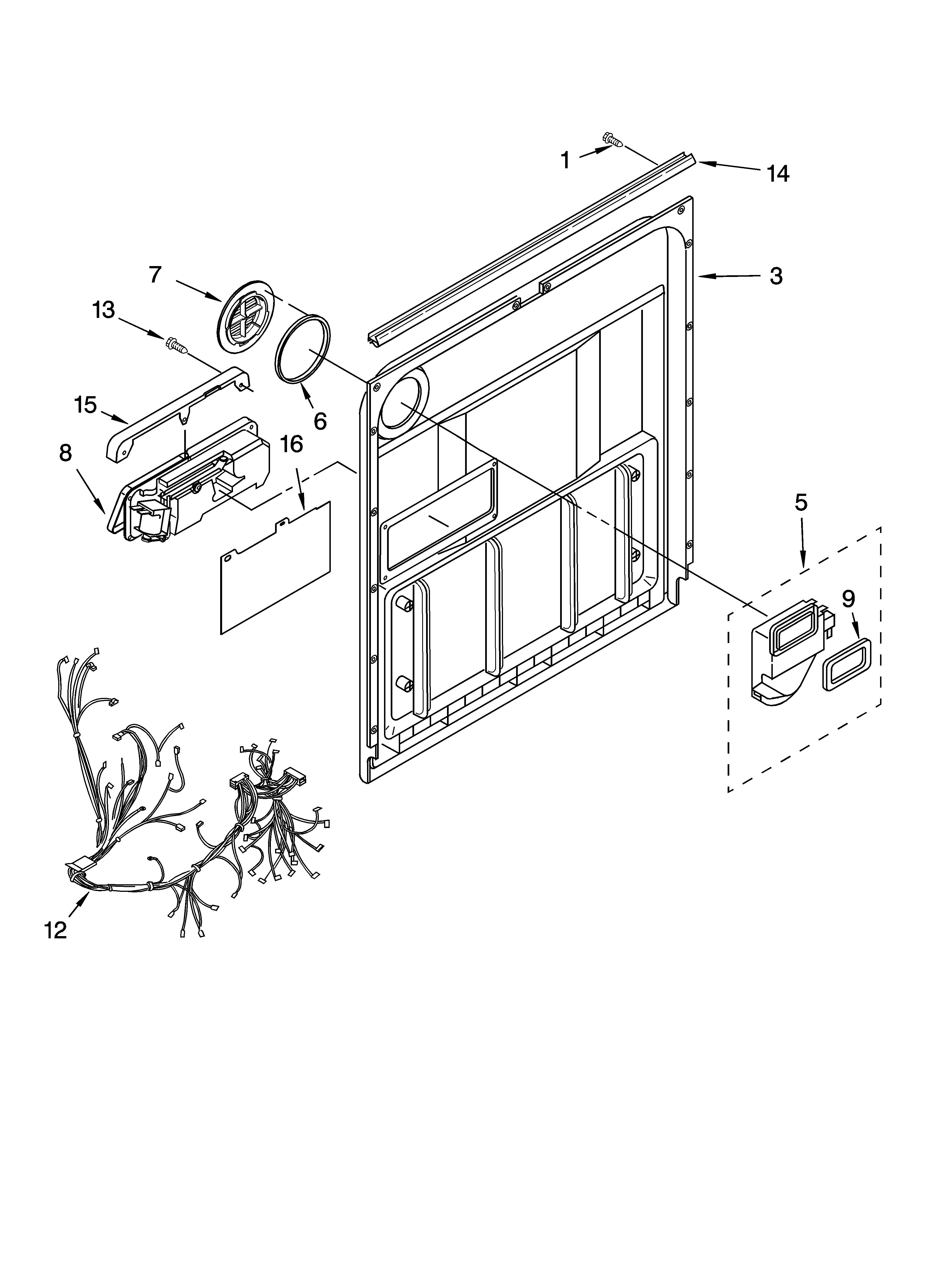Door and latch parts