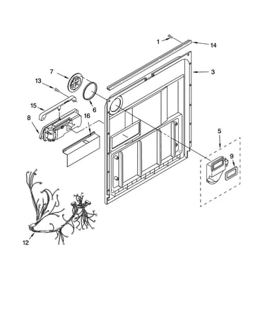 Door and latch parts